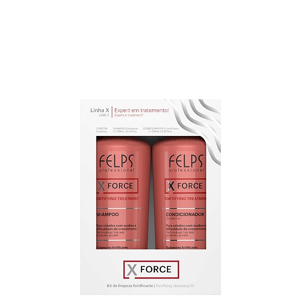 Felps Kit Xforce Shampoo e Condicionador 2x250ml