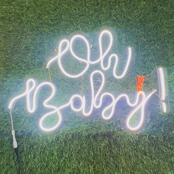 Oh Baby Acrílico com Led