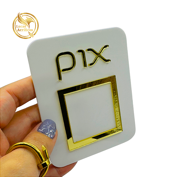 Placa PIX de Bolsa