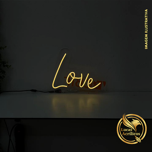 LOVE EM LED 31 X 25 CM