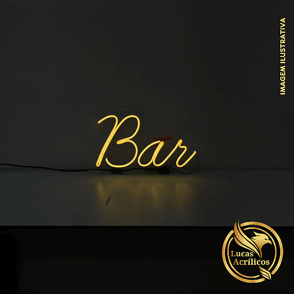 BAR EM LED 30 X 18 CM