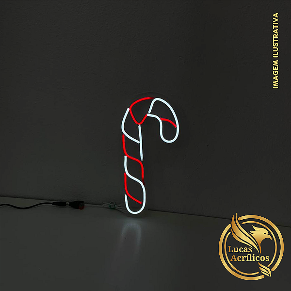 PIRULITO DE NATAL EM LED 30X16 CM