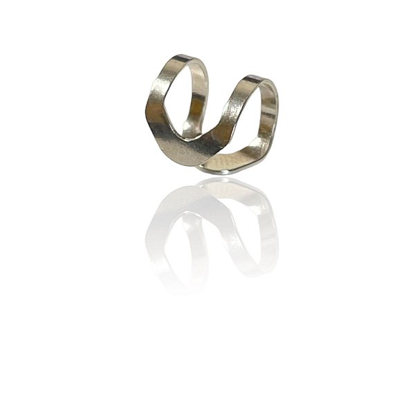 Piercing  Fake  Vazado Prata 925