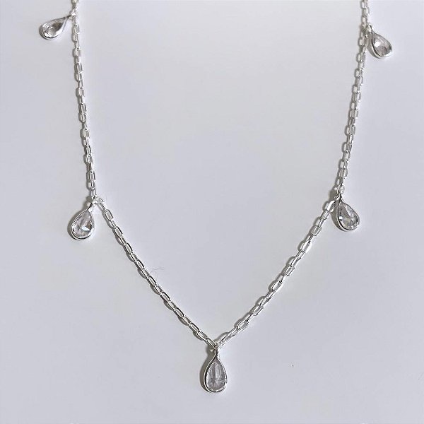 Choker Gota Prata 925