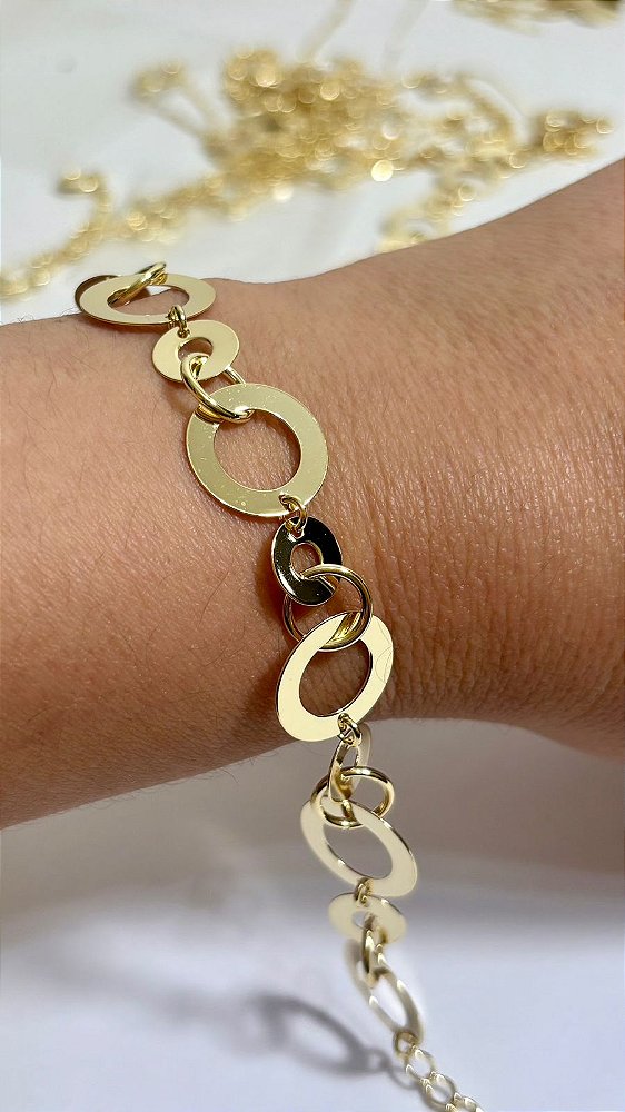 Pulseira Elos Dourada