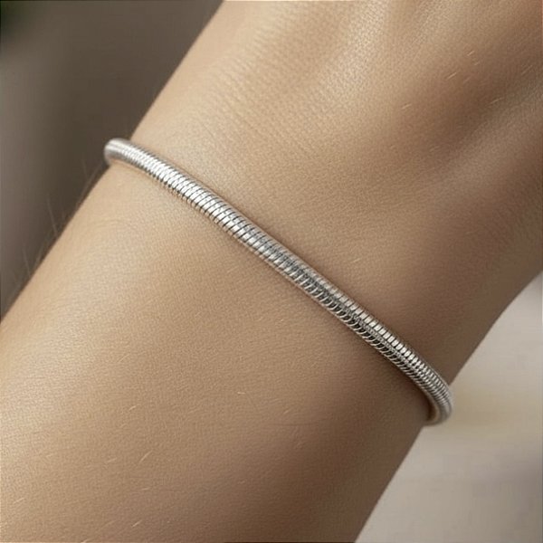 Pulseira Rabo de Rato Prata 925