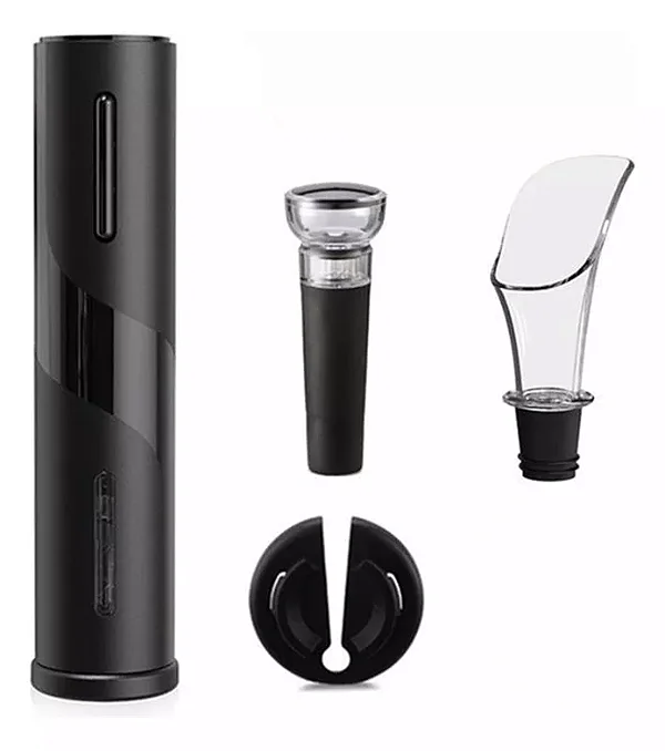 Kit Abridor de Vinho Automático – Saca-Rolhas Elétrico com Design Elegante