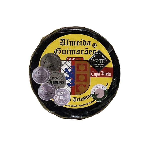 Queijo Artesanal Capa Preta Almeida Guimarães Aprox. 500gr