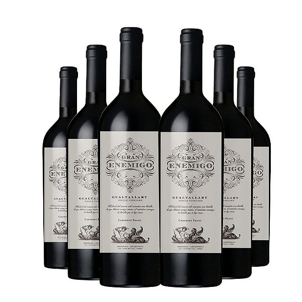 Vinho Gran Enemigo Gualtallary 2021 - Caixa com 6 unidades