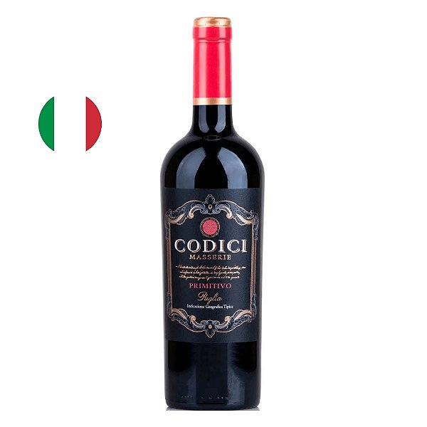 Vinho Codici Masserie Primitivo Puglia 750ml