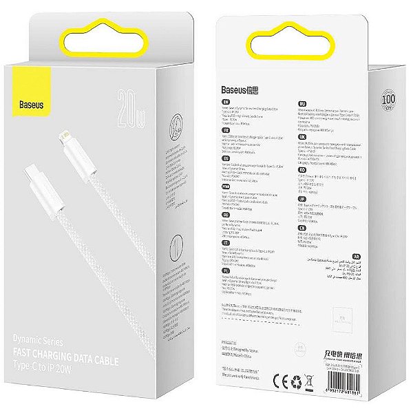 Cabo Usb-C / Lightning Iphone 1m Baseus