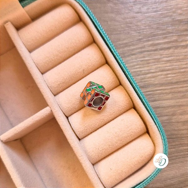 BERLOQUE CUBO MÁGICO - PINGENTE EM AÇO INOX