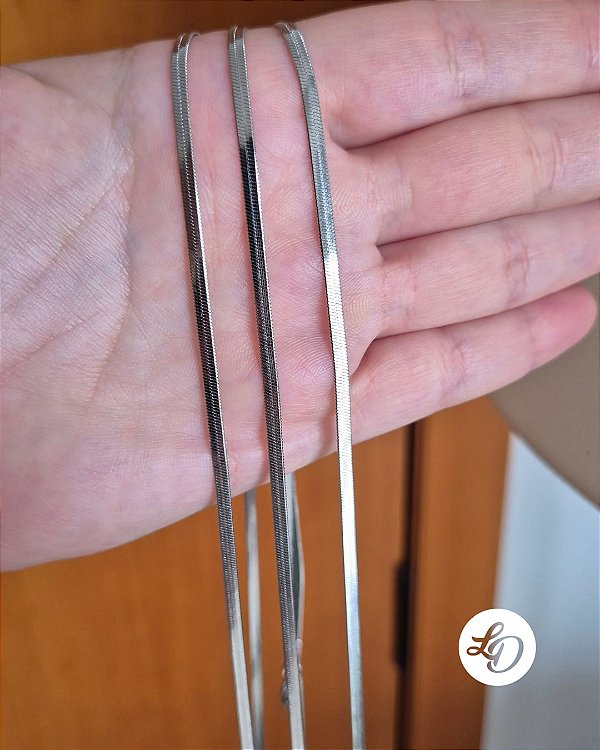 Colar aço inox FITA FINA