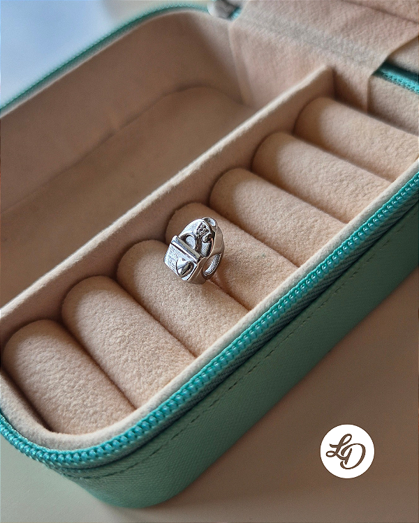 BERLOQUE MOCHILA - PINGENTE EM AÇO INOX