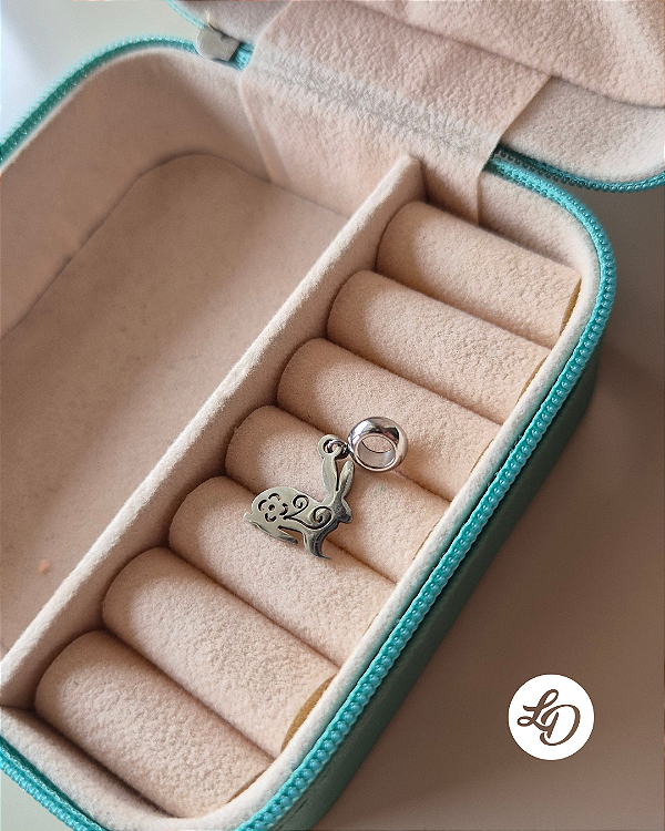 BERLOQUE COELHO - PINGENTE EM AÇO INOX