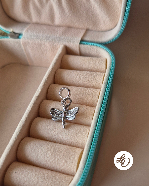 BERLOQUE LIBÉLULA - PINGENTE EM AÇO INOX