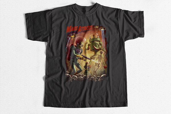 Marte Ataca - Camisa 1