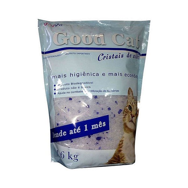 Areia Cristais de Sílica 1,6 Kg - Good Cat