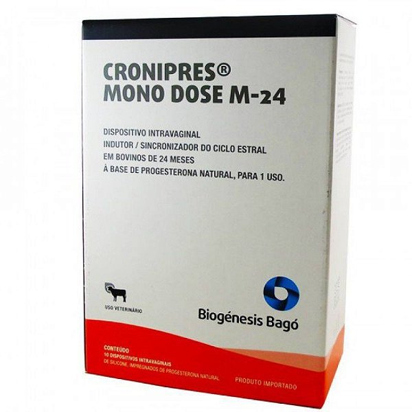 Cronipres Mono Dose M-24 Com 10 Unidades - Biogénesis Bagó