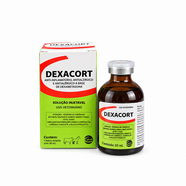 Dexacort Injetável 25 mg/ml Fr 50 mL - Ceva