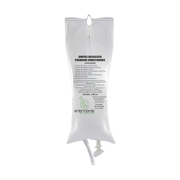 DMPBS Solução Dubelco 1 Lt - Embryobrás
