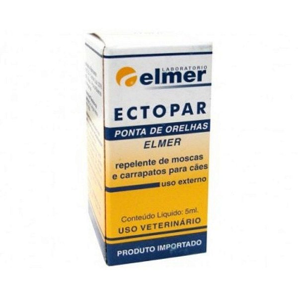 Ectopar Ponta De Orelhas 5 mL - Elmer