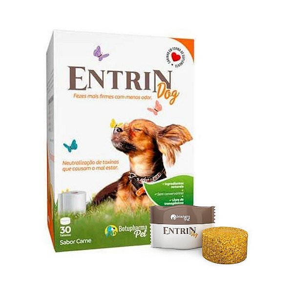 Entrin Dog 210 Gr Com 30 Tabletes De 7 Gr - Botupharma