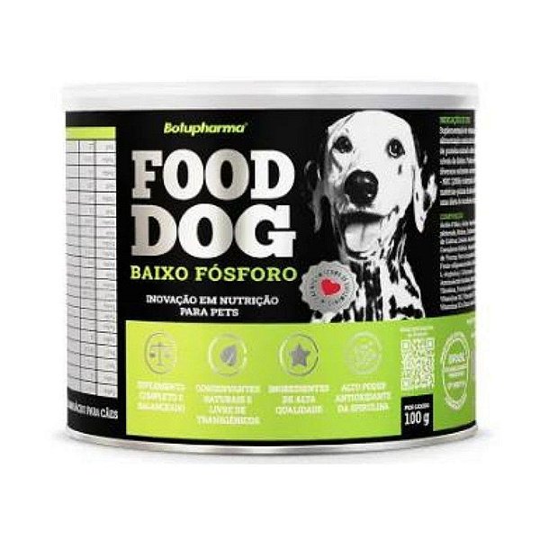 Food Dog Baixo Fósforo 100 Gr - Botupharma