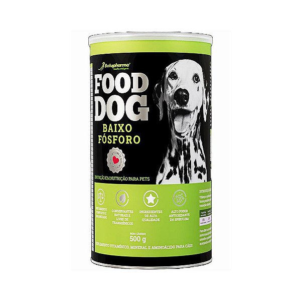 Food Dog Baixo Fósforo 500 Gr - Botupharma