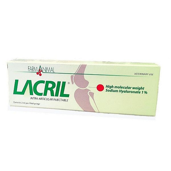 Lacril Hialuronato de Sódio 1% 2 mL - Farmanimal