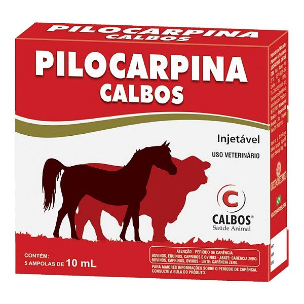 Pilocarpina 5 Ampolas Com 10 mL - Calbos