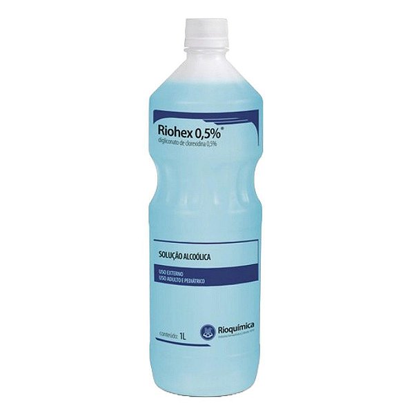 Riohex 0,5% Solução Alcoólica Azul 1 Lt - Rioquímica