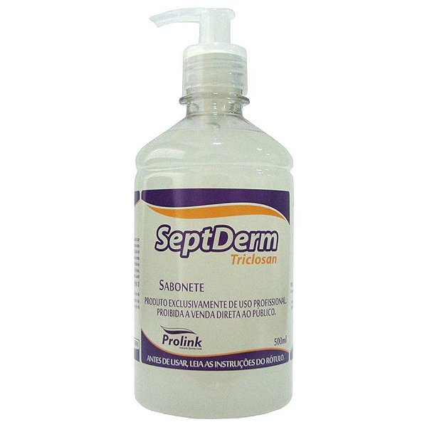 SeptDerm Triclosan Bacterecida E Antisséptico 500 mL - Prolink