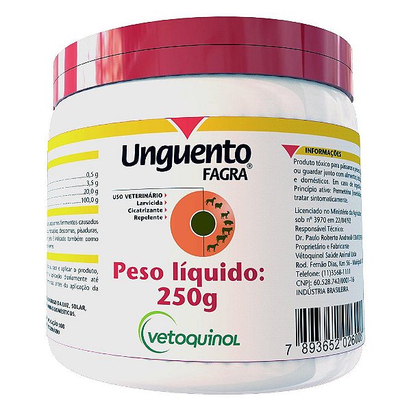 Unguento Fraga 250 Gr - Vetoquinol