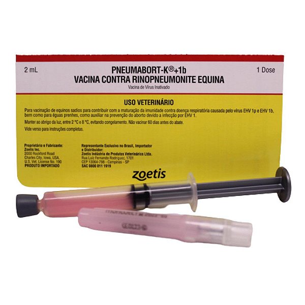 Vacina Pneumabort K + 1B 2 mL - Zoetis