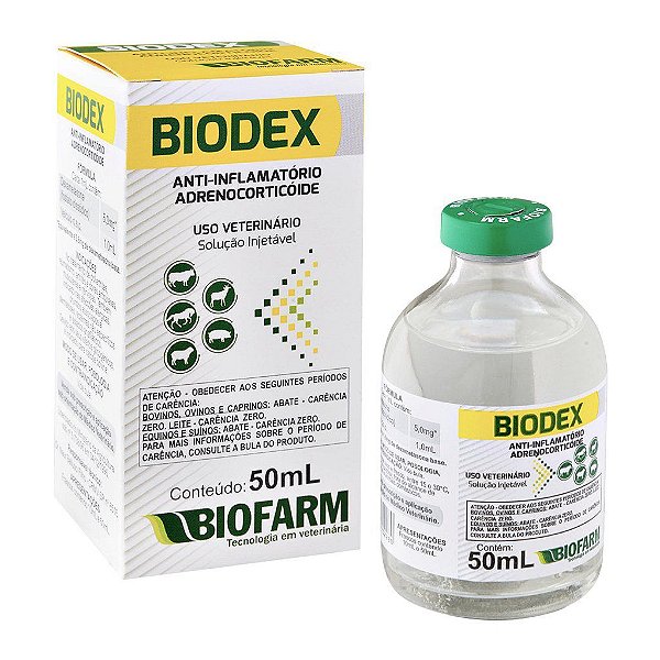 Biodex Injetável 50 mL - Biofarm