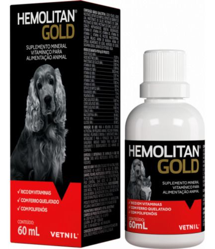 Hemolitan Gold 60 mL - Vetnil