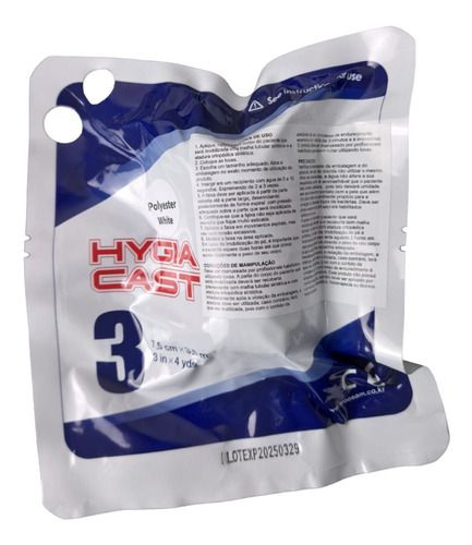Gesso Sintético 3 Polegadas (7,5 cm x 3,6 m) - Hygia Cast