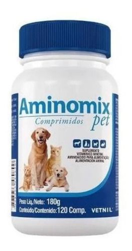 Aminomix Pet 120 Comprimidos - Vetnil