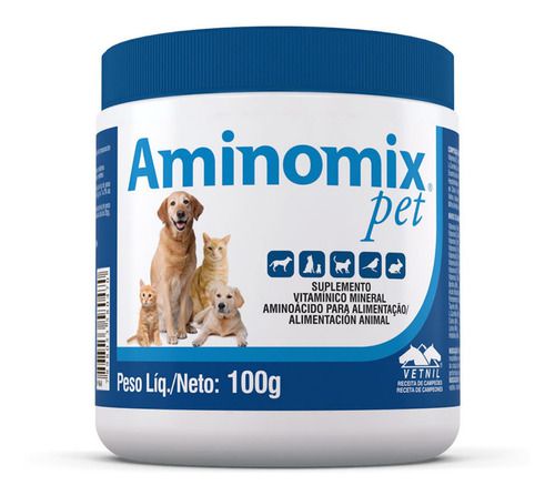 Aminomix Pet 100 Gr - Vetnil