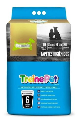 Tapete Higiênico TreinePet 30 Unidades - Petmais