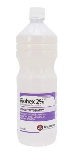 Riohex 2% Solução Com Tensoativos 1 Lt - Rioquímica