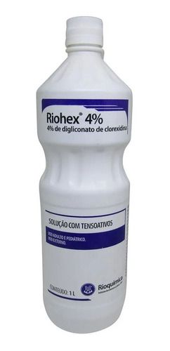 Riohex 4% Solução Com Tensoativos 1 Lt - Rioquímica