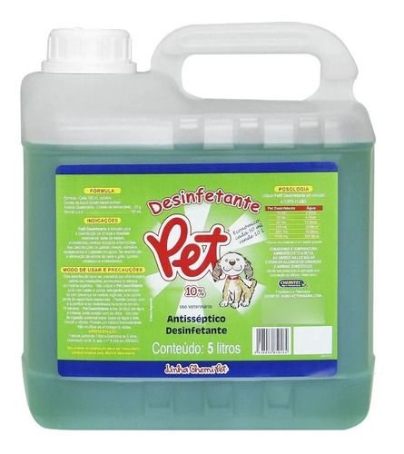 Desinfetante Pet 10% 5 Lts - Chemitec