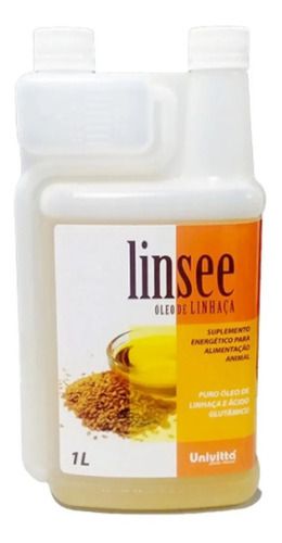 Óleo De Linhaça Linsee 99% 1 Lt - Univittá