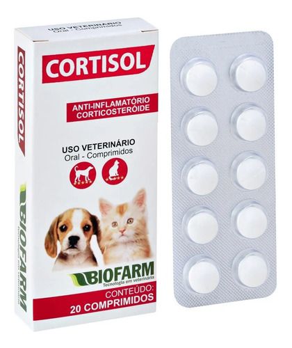 Cortisol 20 Comprimidos - Biofarm