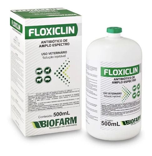 Floxiclin Injetável 500 mL - Biofarm