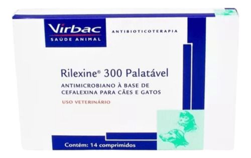 Rilexine 300 Palatável 14 Comprimidos - Virbac