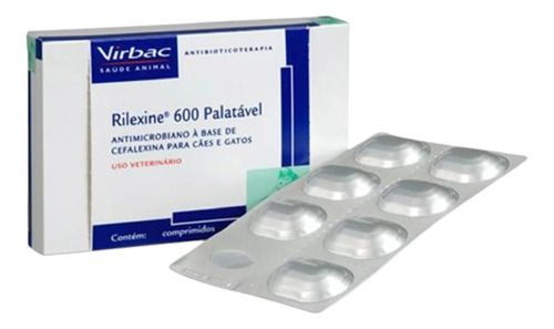 Rilexine 600 Palatável 14 Comprimidos - Virbac