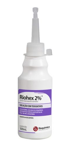 Riohex 2% Solução Com Tensoativos 100 mL - Rioquímica